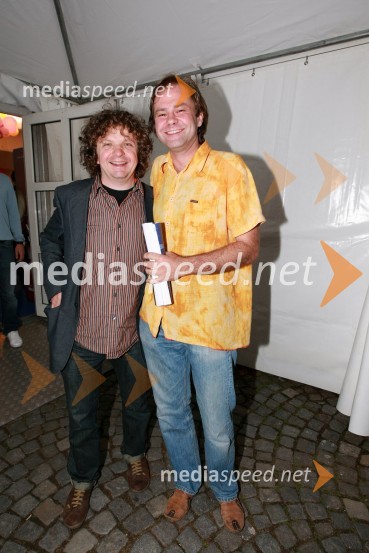 Matjaž Latin, režiser in Jure Ivanušič, igralec ter glasbenik17. Festival Lent 2009, otvoritveni vikend