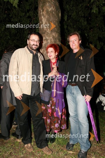 Dr. József Györkös, državni sekretar Ministrstva za visoko šolstvo, znanost in tehnologijo, Majda Širca, ministrica za kulturo in Vladimir Rukavina Gogo, direktor Narodnega doma Maribor in direktor Festivala Lent17. Festival Lent 2009, otvoritveni vikend