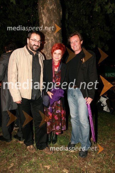 Dr. József Györkös, državni sekretar Ministrstva za visoko šolstvo, znanost in tehnologijo, Majda Širca, ministrica za kulturo in Vladimir Rukavina Gogo, direktor Narodnega doma Maribor in direktor Festivala Lent17. Festival Lent 2009, otvoritveni vikend