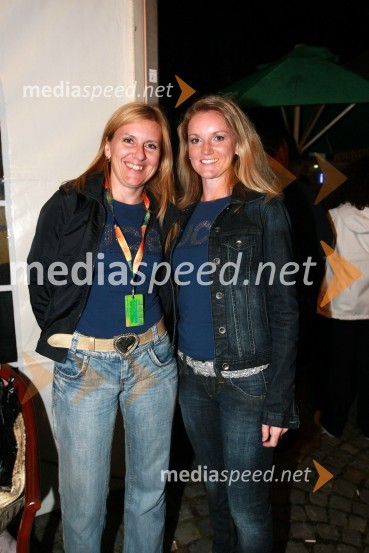 Zdenka Ploj, direktorica Grand hotel Donat Rogaška Slatina in Claudia Šlauer, samostojna skrbnica komitentov pri NKBM17. Festival Lent 2009, otvoritveni vikend