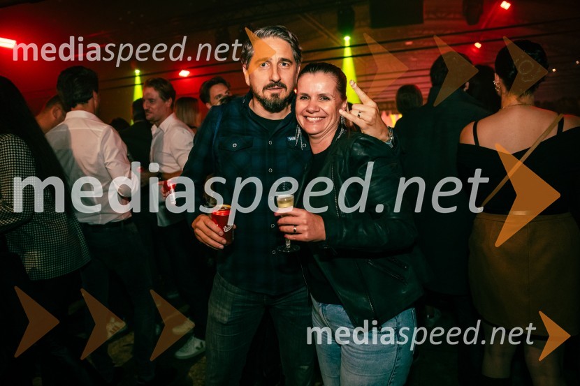  Grega Kobe;  Saša Erjavec KobeRock Radio praznoval 10 let čistega rocka