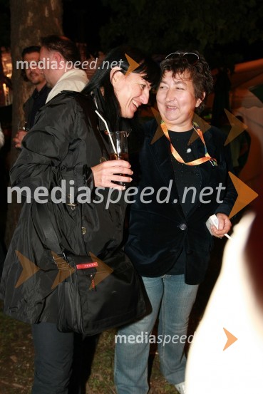Mag. Helena Cvikl, direktorica Višje strokovne šole za gostinstvo in turizem v Mariboru in Dragica Petrovič, režiserka in producentka17. Festival Lent 2009, otvoritveni vikend