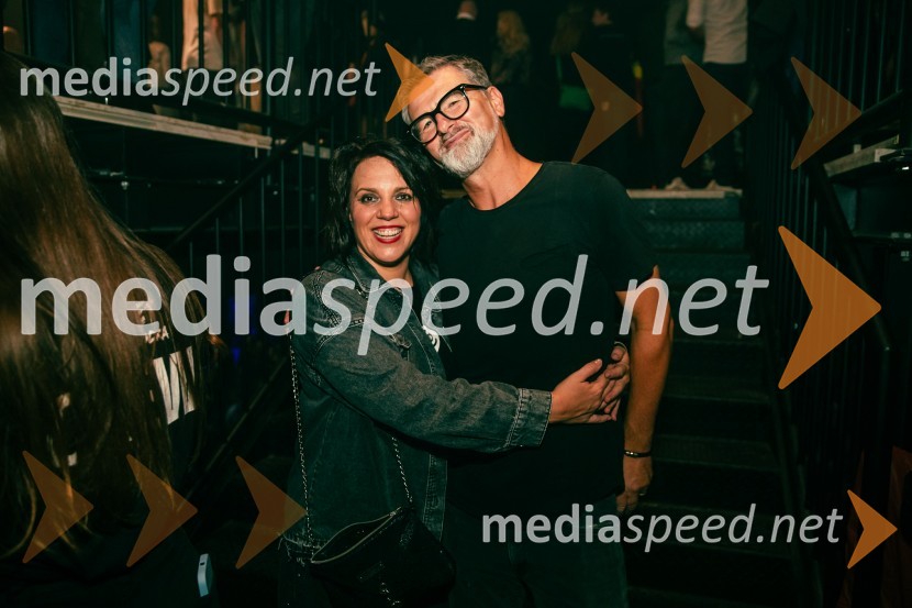  Petra Simončič, direktorica projektov, Next Media d.o.o.;  Gregor Memedović, direktor radio Center in Rock radioRock Radio praznoval 10 let čistega rocka