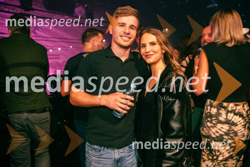  Klemen Kopina, speaker, MC;  Špela Škofič, igralkaRock Radio praznoval 10 let čistega rocka