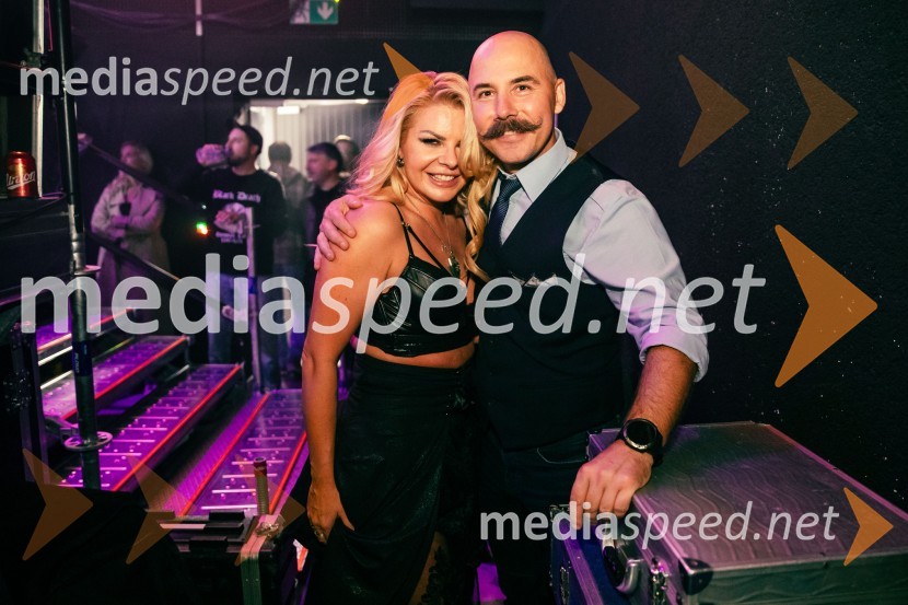  Neža Buh-Neisha, glasbenica;  Jernej  Celestina , podčastnik SV in glasbenikRock Radio praznoval 10 let čistega rocka