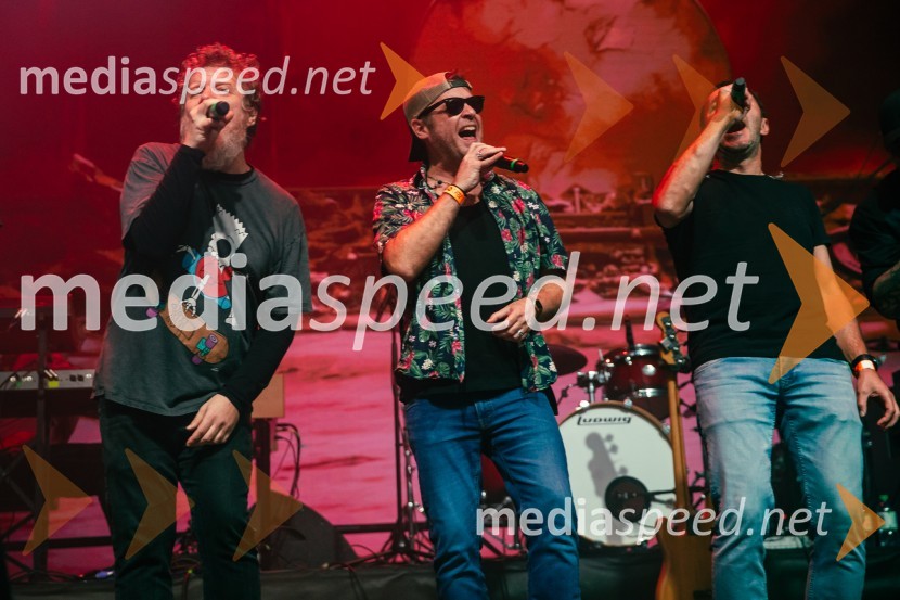  Tomislav  Jovanović - Tokac, pevec skupine Dan D;  Grega Skočir, pevec, Big Foot Mama;  Jernej Dirnbek - Dimek, skupina MI2Rock Radio praznoval 10 let čistega rocka