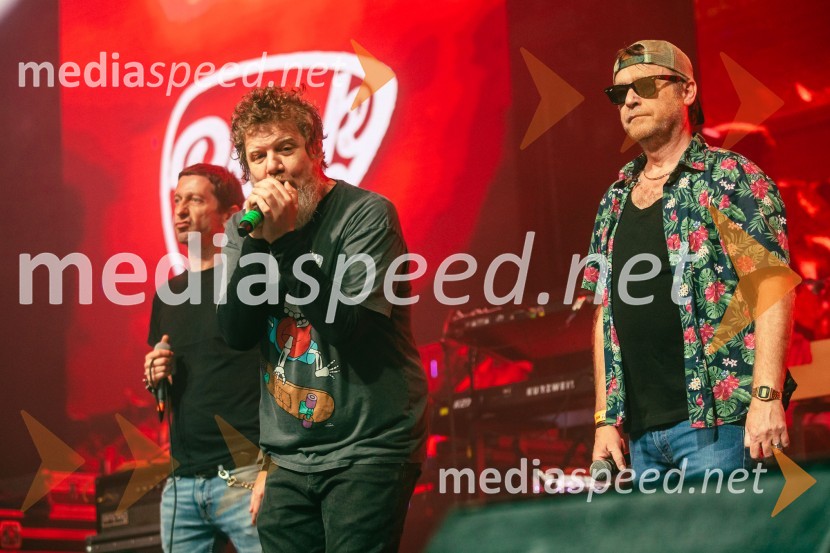  Borut Marolt, pevec, skupina Niet;  Tomislav  Jovanović - Tokac, pevec skupine Dan D;  Grega Skočir, pevec, Big Foot MamaRock Radio praznoval 10 let čistega rocka