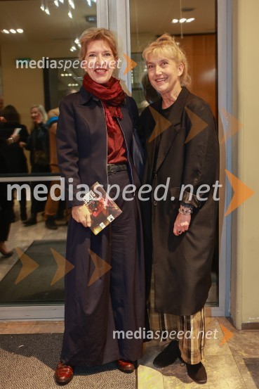  Vesna Jurca Tadel, ravnateljica SNG Drama Ljubljana;  Barbara Hieng Samobor, direktorica in umetniška vodja MGLPremiera drame Radost na velikem odru MGL