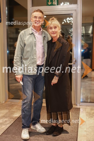   Igor  Samobor, igralec;  Barbara Hieng Samobor, direktorica in umetniška vodja MGLPremiera drame Radost na velikem odru MGL