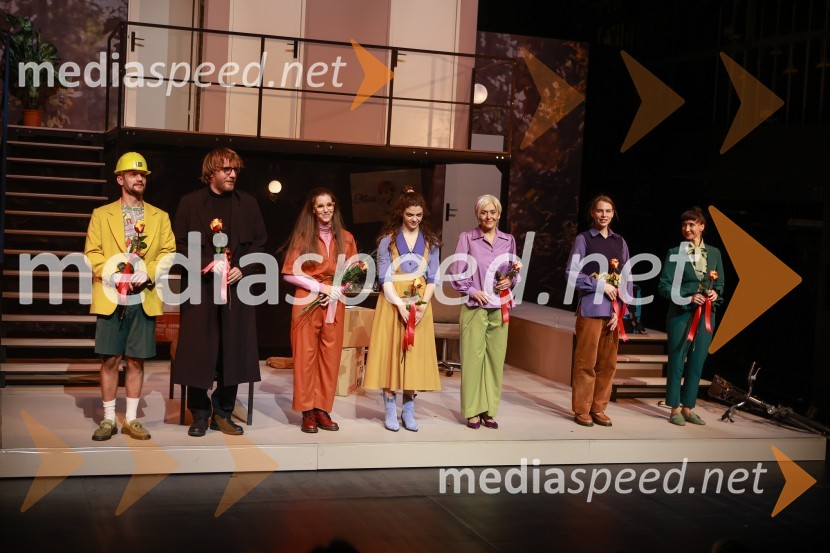  Jernej Gašperin, igralec;  Matej   Puc, igralec;  Nina Rakovec, igralka, pevka;  Diana  Kolenc, igralka;  Mirjam Korbar, igralka;  Klara Kuk, igralka, manekenka;  Mojca Funkl, igralkaPremiera drame Radost na velikem odru MGL