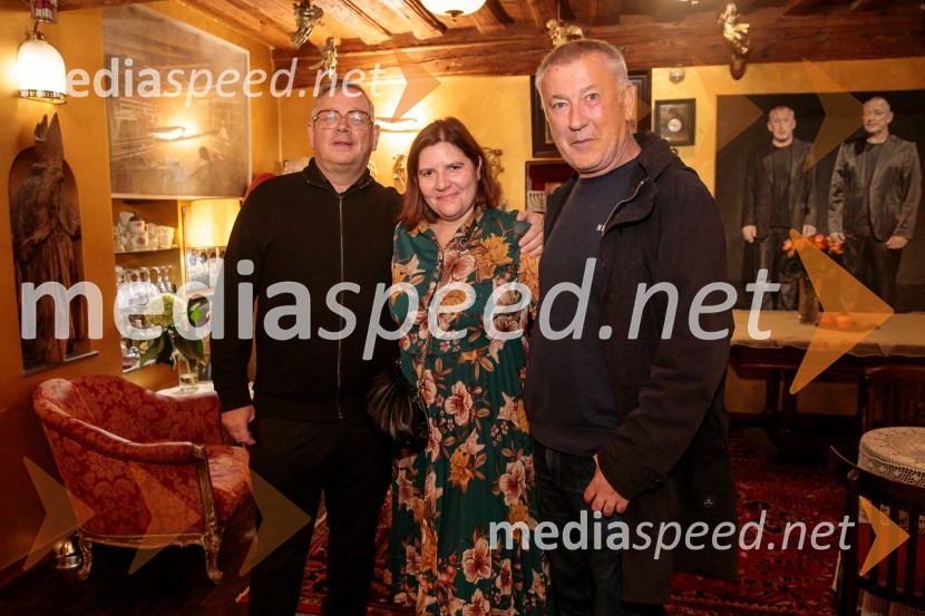  Robert Waltl, direktor, Mini teater;  Andreja Leški, judoistka;  Ivica Buljan, režiserBalada o trobenti in oblaku, premiera v Mini teatru