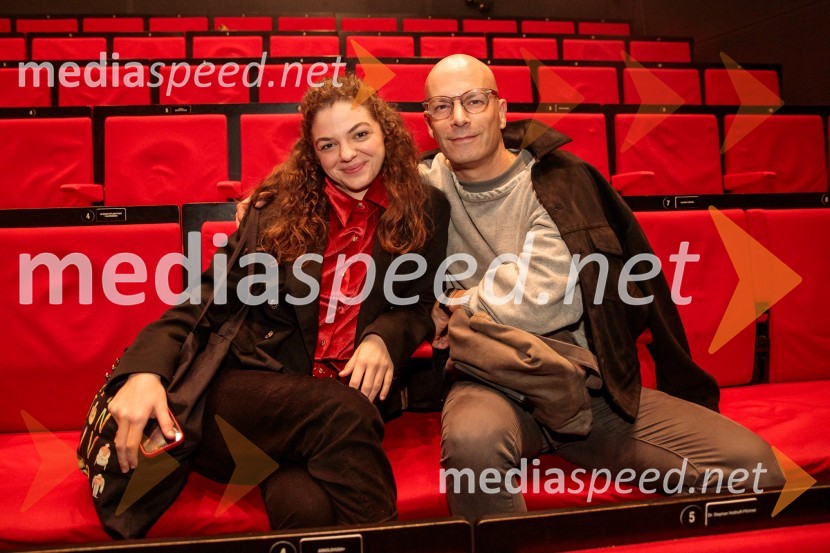  Diana  Kolenc, igralka;  Branislav Cerović, producentBalada o trobenti in oblaku, premiera v Mini teatru