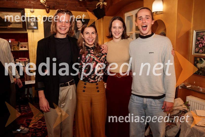  Marko Rafolt, igralec;  Neža Dvorščak, igralka;  Alja Krhin, igralka;  Jure Šimonka, igralecBalada o trobenti in oblaku, premiera v Mini teatru