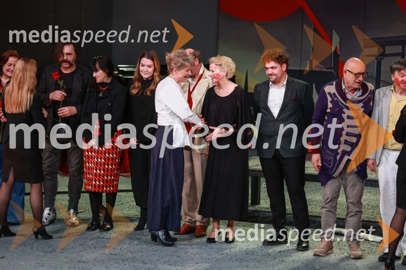  Vesna Jurca Tadel, ravnateljica SNG Drama Ljubljana;  ... ;  Luka Marcen, režiserOtroci sonca, premiera v SNG Drama Ljubljana