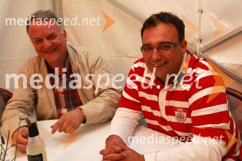 Željko Vidovič, predsednik Hokejskega kluba Maribor in Boštjan Zagorac, nekdanji poslanec17. Festival Lent 2009, otvoritveni vikend