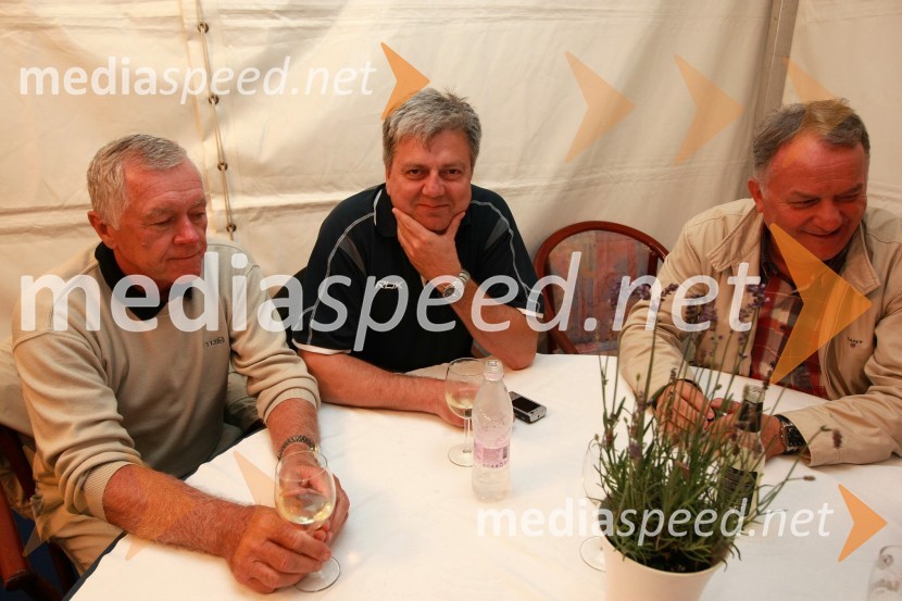 Tone Vogrinec, nekdanji direktor alpskih smučarskih disciplin in direktor smučarskega sklada, Andrej Verlič, podžupan Mestne občine Maribor in Željko Vidovič, predsednik Hokejskega kluba Maribor17. Festival Lent 2009, otvoritveni vikend