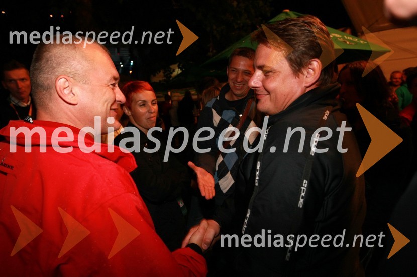 Franc Kangler, župan Mestne občine Maribor in Marko Diaci, svetovalec direktorja Cestnega podjetja Maribor17. Festival Lent 2009, otvoritveni vikend