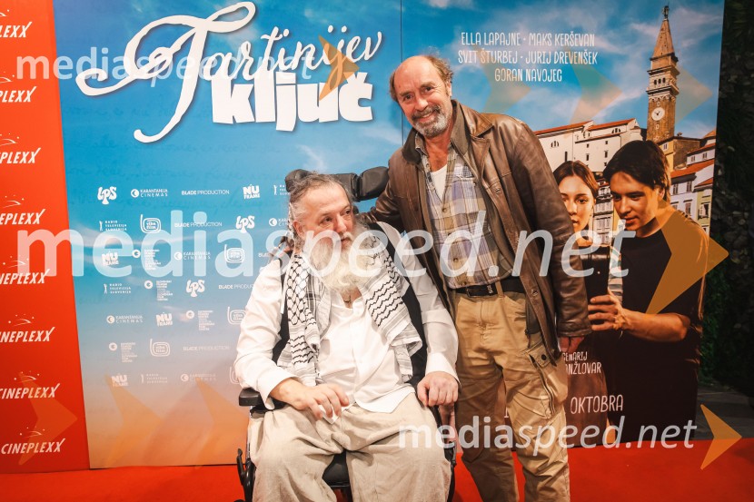  Vinci Vogue Anžlovar, scenarist;  Janez Škof, igralecTartinijev ključ, velika premiera v Cineplexx Ljubljana