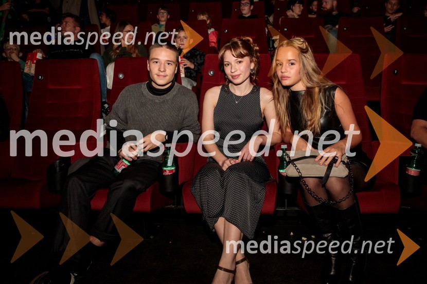  Svit Šturbej;  Maks Kerševan, igralka;  Ella Lapajne, igralkaTartinijev ključ, velika premiera v Cineplexx Ljubljana