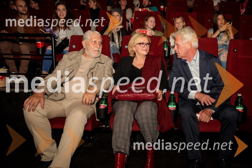  Boris Cavazza, igralec;  Ksenija Benedetti, predavateljica, muzikologinja, pianistka in nekdanja vodja Protokola Republike Slovenije;  Roman Kukovič, pisatelj, novinar, publicist in režiserTartinijev ključ, velika premiera v Cineplexx Ljubljana