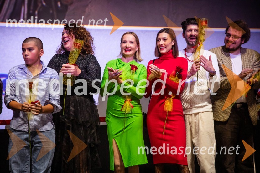  ... ;  Irena Kožuh;  Tanja Ribič, igralka;  Zala Djurić, igralka;  Tomaž Mihelič - Marlenna, član skupine Sestre;  Žiga Žvižej, glasbena skupina LPSTartinijev ključ, velika premiera v Cineplexx Ljubljana