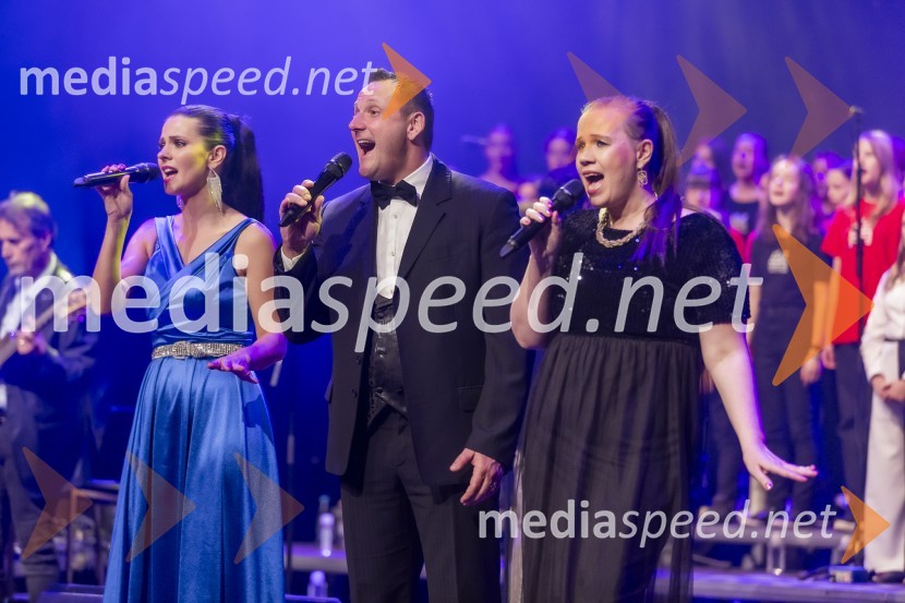  Nina  Bezenšek, društvo Viljem Julijan;  Dejan Zafran , pevec;  Tina Zidanšek, pevkaVeliki dobrodelni koncert VILJEM JULIJAN 2024