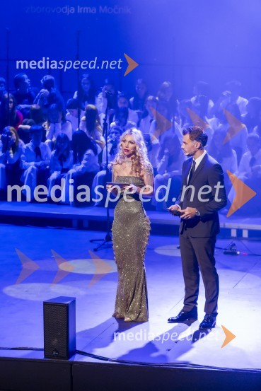  Ajda Bezenšek, strokovna direktorica izobraževalnih programov v Eksena;  David Urankar, televizijski voditelj, manekenVeliki dobrodelni koncert VILJEM JULIJAN 2024