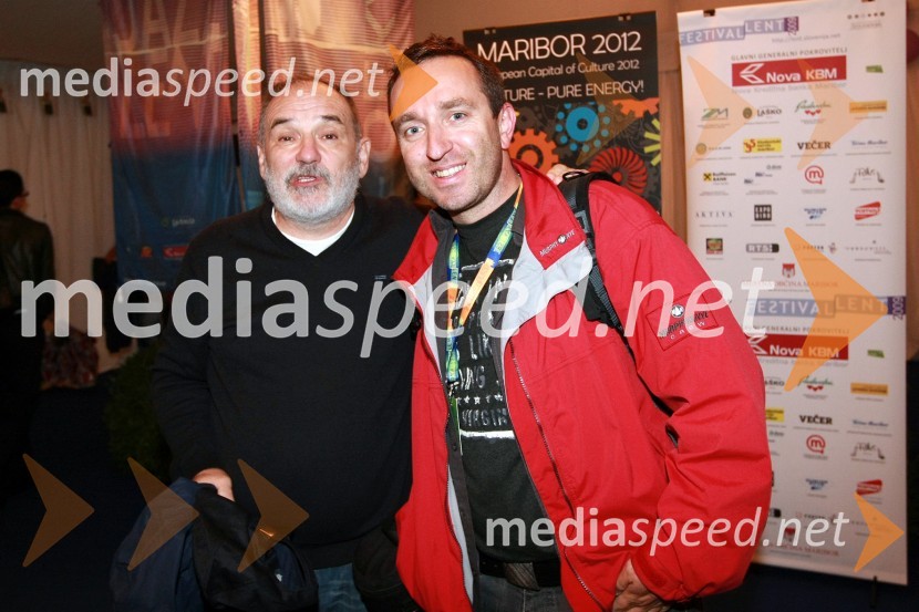 Djordje Balašević, glasbenik in Borut Cvetko, fotograf17. Festival Lent 2009, otvoritveni vikend