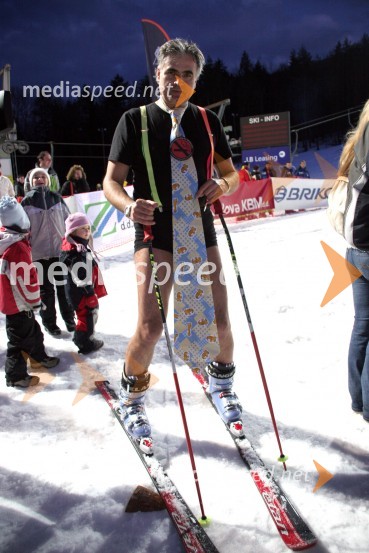 Marjan Podlesnik, organizator prireditveSnežna kraljica 2006