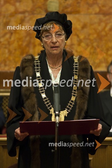 Prof. dr. Andreja Kocijančič, rektorica Univerze v LjubljaniPromocija doktorjev znanosti Univerze v Ljubljani, 30. junij 2009