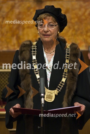 Prof. dr. Andreja Kocijančič, rektorica Univerze v LjubljaniPromocija doktorjev znanosti Univerze v Ljubljani, 30. junij 2009