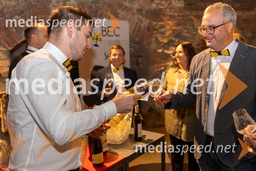  Adam  Valdhuber, Vino Valdhuber;  Gregor Mulec, Vinogradništvo MulecPUBEC 2024, novinarska konferenca