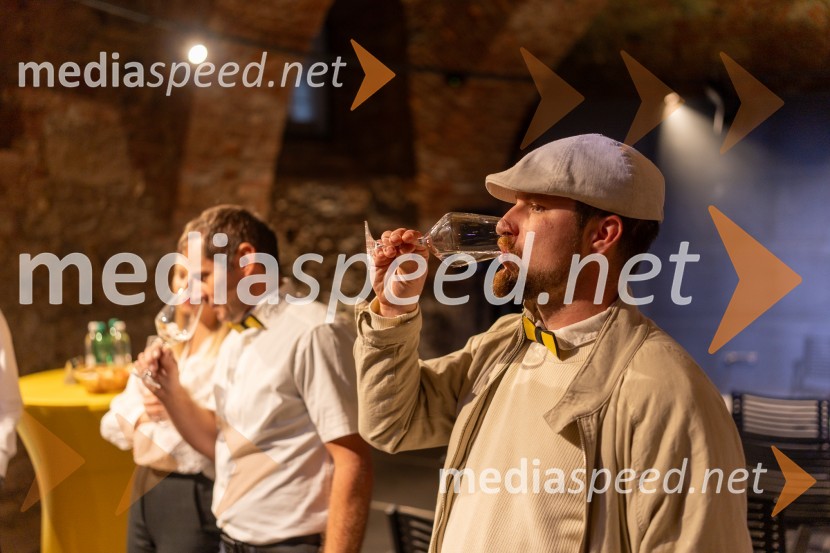  Matija  Jagrič, Hiša vin Emino;  Vid  Valdhuber, Vino FalotPUBEC 2024, novinarska konferenca