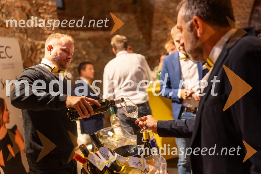  Igor Domadenik, Puklavec family wines;  Borut  Cvetko, kreativni direktor, Mediaspeed d.o.o.PUBEC 2024, novinarska konferenca