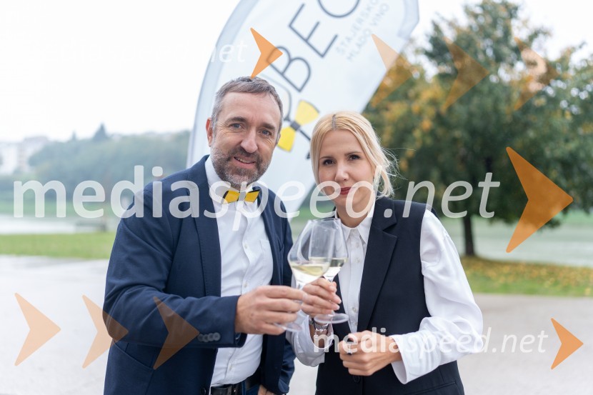  Borut  Cvetko, kreativni direktor, Mediaspeed d.o.o.;  Natalija Cvetko, Mediaspeed d.o.o.PUBEC 2024, novinarska konferenca