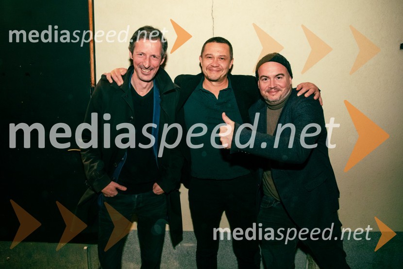  Boštjan Narat, publicist, moderator, igralec;  ... ; Prof. Dr. Andrej Predin, pisatelj in novinarKot jabolko sladko, visoko na veji, premiera v SMG Ljubljana