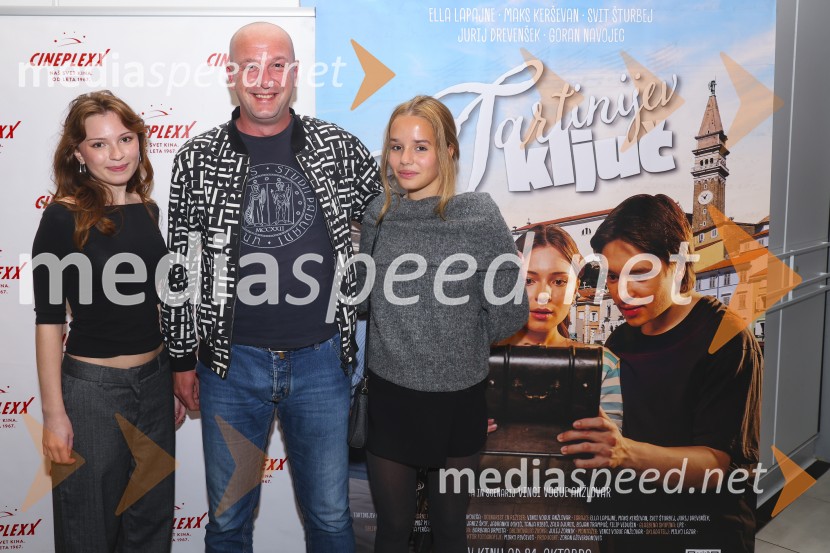  Maks Kerševan, igralka;  ... ;  Ella Lapajne, igralkaTartinijev ključ, premiera filma v Cineplexx Koper
