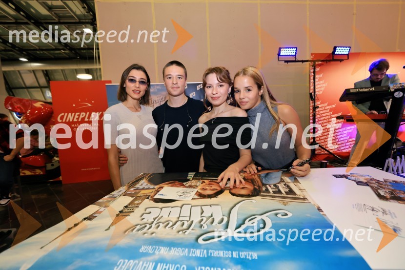  Zala Djurić, igralka;  Svit Šturbej;  Maks Kerševan, igralka;  Ella Lapajne, igralkaTartinijev ključ, premiera mladinskega filma v Cineplexx Celje