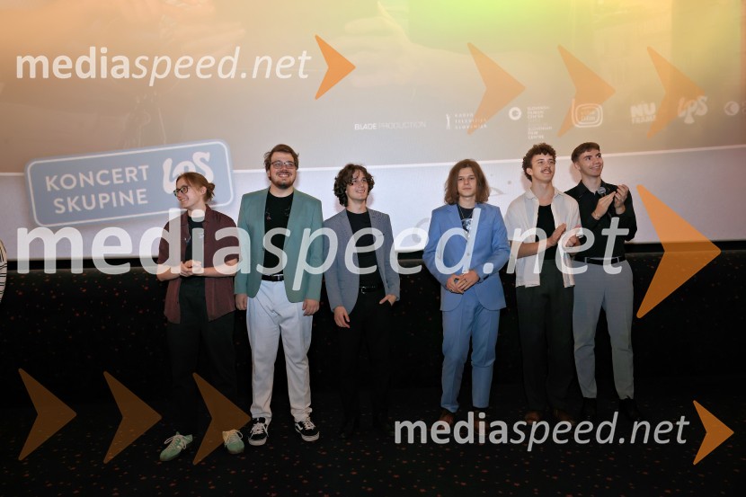  Zala Velenšek, glasbena skupina LPS;  Žiga Žvižej, glasbena skupina LPS;  Gašper Hlupič, glasbena skupina LPS;  ... ;  Martin Mutec, glasbena skupina LPS;  Filip Vidušin, glasbena skupina LPSTartinijev ključ, premiera mladinskega filma v Cineplexx Celje