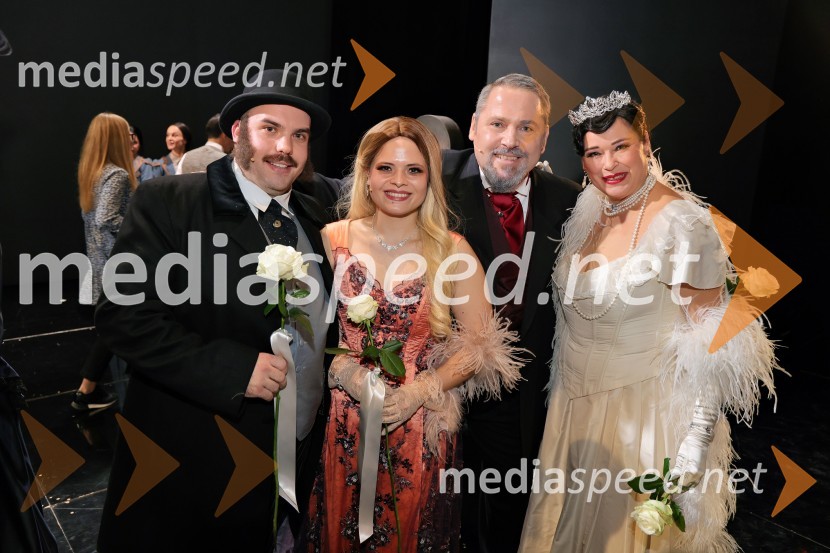  Aljaž Hameršak, operni solist;  Nina Hvalec;  Jaki Jurgec, operni solist;  Dada Kladenik, pevkaMož, ki je ukrotil strelo: Genialni izumi Nikole Tesle, premiera v Operi in Baletu SNG Maribor