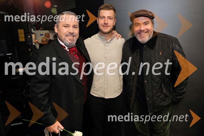  Jaki Jurgec, operni solist;  Matic Kašnik, scenograf;  Rok Predin, režiser animiranih filmovMož, ki je ukrotil strelo: Genialni izumi Nikole Tesle, premiera v Operi in Baletu SNG Maribor