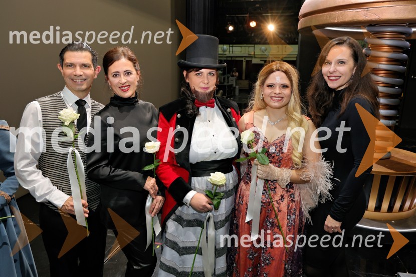  Cleopatra Purice, baletna plesalka, koreografinja;  Mircea Golescu, baletni plesalec;  Mojca Potrč, pevka;  Valentina Čuden, operna pevka;  Nina HvalecMož, ki je ukrotil strelo: Genialni izumi Nikole Tesle, premiera v Operi in Baletu SNG Maribor