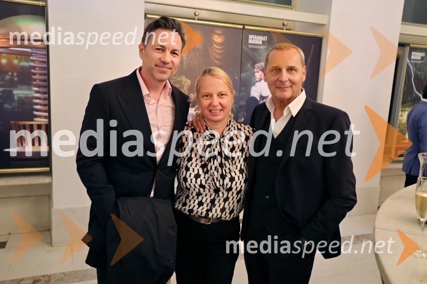 dr. med Darko Kulaš, spec. radiolog, UKC Maribor;  Jasmina Leskovar, SNG Maribor;  Timur Eyvazov, ruski ambasadorMož, ki je ukrotil strelo: Genialni izumi Nikole Tesle, premiera v Operi in Baletu SNG Maribor