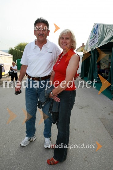 Anton Kampuš, župan občine Gornja Radgona s soprogo MarijoDogajanje na 17. Festivalu Lent 2009
