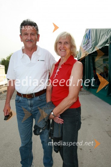 Anton Kampuš, župan občine Gornja Radgona s soprogo MarijoDogajanje na 17. Festivalu Lent 2009