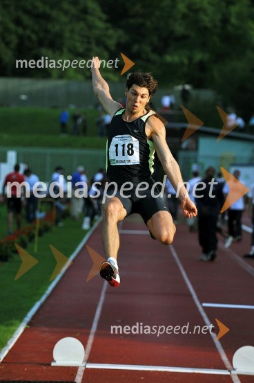 Tekmovalec na 14. mednarodnem atletskem mitingu14. mednarodni atletski miting Velenje