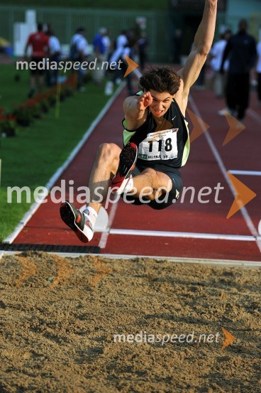 Tekmovalec na 14. mednarodnem atletskem mitingu14. mednarodni atletski miting Velenje