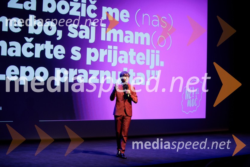  Aljoša Bagola, kreativni direktor, kolumnist, predavatelj in knjižni avtorAljoša Bagola, Ne! je moč, dogodek ob izidu knjige