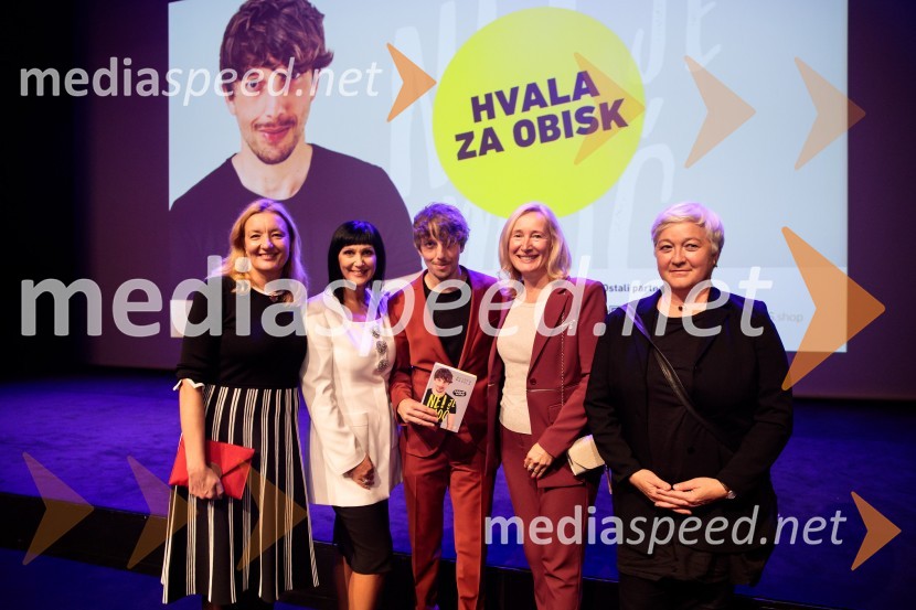 dr. Alenka Kepic Mohar, glavna urednica Mladinske knjige in direktorica Cankarjeve založbe;  Karmen Pangos, poslovna direktorica, Perutnina Ptuj d.o.o.;  Aljoša Bagola, kreativni direktor, kolumnist, predavatelj in knjižni avtor;  ... ;  ... Aljoša Bagola, Ne! je moč, dogodek ob izidu knjige