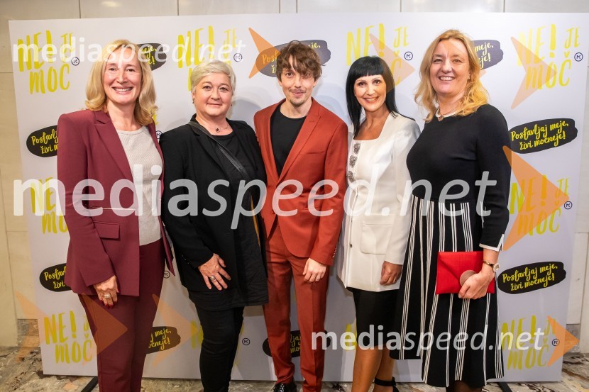  ... ;  ... ;  Aljoša Bagola, kreativni direktor, kolumnist, predavatelj in knjižni avtor;  Karmen Pangos, poslovna direktorica, Perutnina Ptuj d.o.o.; dr. Alenka Kepic Mohar, glavna urednica Mladinske knjige in direktorica Cankarjeve založbeAljoša Bagola, Ne! je moč, dogodek ob izidu knjige